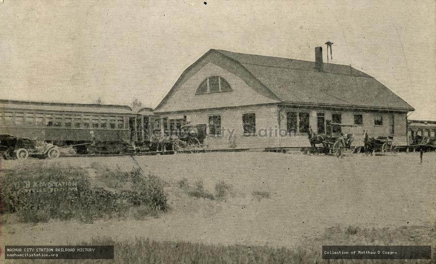 Postcard: Boston & Maine Station, Wells Beach, Maine